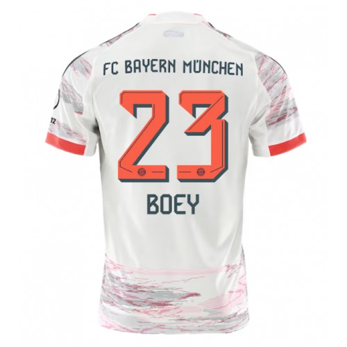Bayern Munich Sacha Boey #23 Bortatröja 2025-26 Kortärmad Bayern Munich Sacha Boey #23 Bortatröja 2025-26 Kortärmad